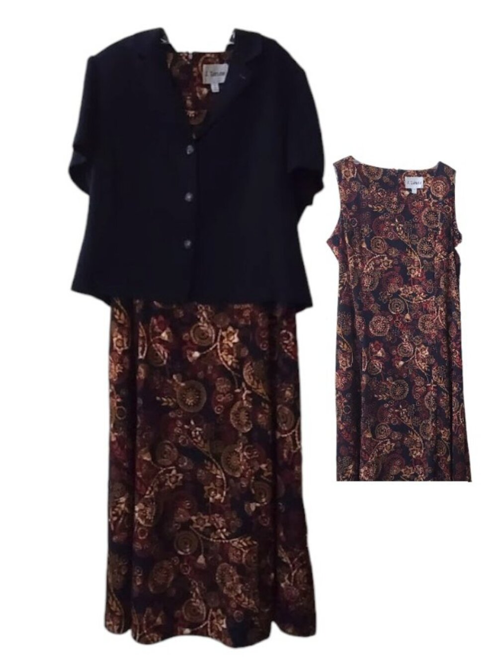 J Taylor Vintage 2 Piece Set Sz 18 Length 51"